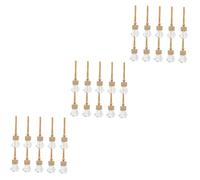 TOPBATHY 3 Series Difusor De Perfume Colgante Para Vidrio Vacías Ambientador Para Aire El Interior Del Vehículo 10 Piezas*3
