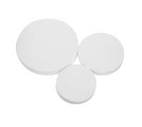 TOPBATHY 300 Piezas Papel de filtro cualitativo papel de filtro para análisis químico redondo blanco