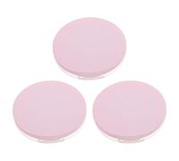 TOPBATHY 3juegos Herramientas de Maquillaje con Envase para Polvos Faciales de Rellenable y Vacío Envase para Polvos Fijadores de Viaje con Espejo Portátiles y Vacíos