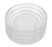 TOPBATHY 4 cuencos ralladores: 60 ml/2,02 oz, cuencos transparentes para mojar con rallador de ajo y jengibre. Plato reutilizable para salsas, pan, sushi, aperitivos, eventos en casa y al aire libre.