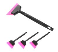 TOPBATHY 4 Espátulas de Plástico para Vinilo y Película de Ventana de Coche, Herramienta Multipropósito Manejo Cómodo para Aplicación de Pegatinas y Uso Profesional