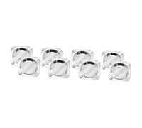 TOPBATHY 4 Juegos Cenicero para Ceniceros Geniales Cenicero De Viaje Cenicero para El Hogar Cenicero Divertido Tapa De Olla Cenicero Cuadrado para Fumar Cenicero Único Joyería 2 Piezas * 4