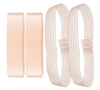 TOPBATHY 4 Piezas Cintas de Ballet Invisibles Bandas Elásticas y Tiras Estables para Zapatillas de Punta Color Rosa para Práctica y Exámenes de Ballet en