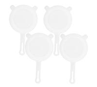 TOPBATHY 4 Piezas Colador de Malla de Nylon para Cocina Filtro para Leche de Jugos y Miel Reutilizable Resistente Mesh