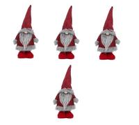 TOPBATHY 4 Piezas De Navideños De Papá Noel Navideños Decoración De Navideños Muñecos Sin Rostro De Navidad Peluches Navideños Muñecos De Navideños