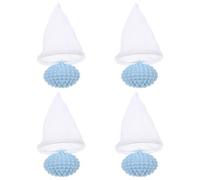 TOPBATHY 4 Piezas Filtro Atrapa Pelos Flotante para Lavadora Alta Eficiencia y Material de Poliéster para Recogida de Pelo de Mascotas en Lavado