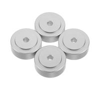 TOPBATHY 4 Piezas Patas Antideslizantes con Almohadillas de Goma para Tabla de Cortar de Madera y Diseño Antideslizante, Soporte de Aleación de para Cocina y Muebles