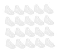 TOPBATHY 40 Piezas Árbol De Zapatos Transparente De Unidades Maniquí De Calcetines Para Expositor De Botines Modelo De Zapatos