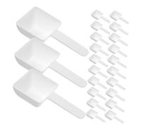 TOPBATHY 40piezas Cucharas Medidoras Pequeñas y Precisas Tipo Pala Para Detergentes Mango Para Reducir Desperdicio