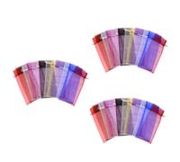 TOPBATHY 45 Piezas Bolsa con cordón para Botella Bolsa de una Sola Botella de Vino Bolsas de Organza para Botellas de Vino Bolsos de Fiesta Bolsos Fiesta petacas de Alcohol Bolsa de Organza