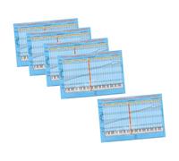 TOPBATHY 5 piezas Pegatinas para Teclas de Piano Etiquetas Plásticas Removibles con Escalas y Acordes Guía Musical Detallada para Aprendizaje Teclados Herramientas Prácticas para