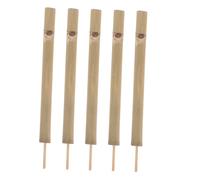 TOPBATHY 5 Piezas Silbatos de Bambú para Aves Flauta de Precisa con Lengua de Pájaro Imita Canto de para Actividades Parques y Granjas