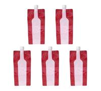 TOPBATHY 5 Uds 750 Bolsa Plegable De Vino Bolsa De Botella De Vino De Plástico Bolsa De Embalaje De Bebidas Bolsa De Almacenamiento De Vino Bolsa De Vino A Prueba De Fugas Bolsa De Vino