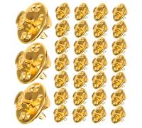 TOPBATHY 50 piezas Cierres de Broches de Forma de Cierres Seguros para Pins Materiales DIY para Fabricación de Joyería y Manualidades