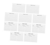 TOPBATHY 50 piezas Tarjetas de Recetas Cocina para Notas y Planificación Diaria Papel Resistente para Escribir Ingredientes y Métodos para Uso Diario y Regalo