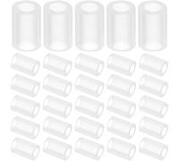 TOPBATHY 50 piezas Tubo de Montaje para Pastillas de Guitarra Tubo Protector de Cable de Goma Ajustable para Instalación y Regulación de Altura Guitarra Eléctrica