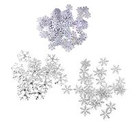 TOPBATHY 500Piezas Snowflake Decorations For Christmas Party Wedding And Winter Events Snowflake Confetti