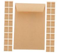 TOPBATHY 50piezas Semillas Papel Kraft Marrón Pequeño Paquete De Sobres para Guardar Monedas Llaves y Otros Objetos Pequeños