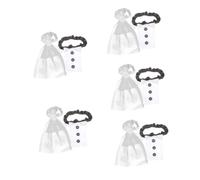 TOPBATHY 5juegos Cubiertas De Copas De para Bodas Vestidos De Novia y Novio para Decoración De Celebraciones y Fotografía