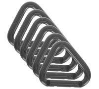 TOPBATHY 6 Piezas Mosquetones de Escalada Triángulo Unidades Aluminio Resistente Clip Pesado para Llavero Accesorios para Bicicleta y Montaña Duraderos y Versátiles para Uso al Aire