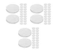 TOPBATHY 60 Piezas Esponja para Mecha de Chimenea de Mesa Redonda, Fibra | Aislamiento para Chimeneas de Sobremesa, Uso Interior, Compatible Bioetanol, Núcleo Redondo