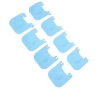 TOPBATHY 8 Hebillas Fijas de Jaula de Plástico PP para Jaulas de Conejos y Pequeños Animales Clips Resistentes Accesorios Seguros para Recinto de Mascotas Color Azul Pack 8 Unidades