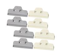 TOPBATHY 8 Piezas Clips para Sellado de Bolsas Multiusos Fijadores Resistentes para Almacenamiento de Snacks y Caligrafía Mantiene y