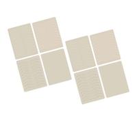 TOPBATHY 8 Piezas Piel de Práctica para Tatuar de Goma Textura Similar a Tejido Humano, Adecuado para Técnicas de Microblading y Tatuajes Temporales