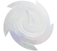 TOPBATHY Adorno de pájaros Dispositivos para espantar pájaros Palos de pájaro ahuyentador de pajaros pajaros Mantener Suministros para pájaros Adorno Colgante Silver