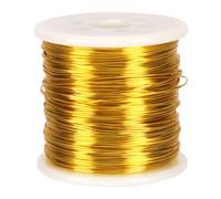 TOPBATHY Alambre de Cobre para Bisutería Resistente al Deslustre Flexible para Manualidades y Abalorios DIY