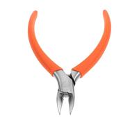 TOPBATHY Alicate para Uñas Acero Inoxidable Ergonómico Naranja Corta Cutículas y Piel Muerta Compacto para Manicura Profesional y Uso Doméstico