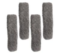 TOPBATHY Almohadilla Térmica para Calientamanos y Calentador de Pies, 4 Piezas, Repuesto de Fibra de Vidrio Gris, Pequeña y Portátil para Uso en Invierno y Actividades al Aire