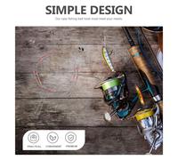 TOPBATHY Aparejos de Pesca con Alambre Inoxidable Anti- Soporte de Pesca Marítima con Resortes y Broches de Líderes para Pequeños Peces Accesorios Esenciales