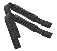 TOPBATHY Asas de Soporte para Automóvil de Nylon Negro, Fáciles de Instalar, Manijas de Agarre para Asiento Trasero, Paquete de 2 Piezas, Ideales para Asistencia al Salir del Coche