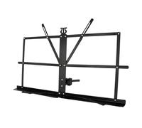TOPBATHY Atril para Partituras Plegable Portátil, Soporte de Sobremesa Ajustable en Ángulos Múltiples, Color Negro, Material Resistente y Compacto Adecuado para Lectura Musical en Casa