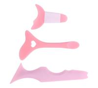 TOPBATHY Ayudas Maquillaje de Ojos Reutilizable de Silicona Guía para Pestañas Sombras de Ojos Delineador Herramienta Auxiliar para Principiantes Uso Maquillaje Diario