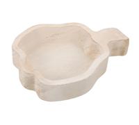 TOPBATHY Bandeja de Madera Forma de Calabaza Plato Rústico para Frutas Aperitivos y Postres Bandeja Ligera y Resistente para Cocina Comedor y Fiestas Ocasionales