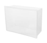 TOPBATHY Bandeja Superficie Lisa y Fácil de Limpiar de Plástico Transparente de Laboratorio Cuadrada para Uso en Laboratorios Escolares y Áreas de Investigación