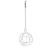 TOPBATHY Bola Dispensadora de Alimento para Conejos y Roedores, Comedero Colgante de Acero Inoxidable Pequeño, Juguete para Hámsters y Cobayas, Accesorio para Alimentación y Ejercicio