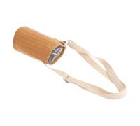 TOPBATHY Bolsa Aislante para Botellas de Agua Portabotellas Térmico de Lona Color Tierra Funda para Taza Conservación Calor Bolsa de Viaje Ligera y Resistente para Actividades al Aire