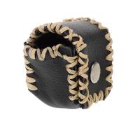 TOPBATHY Bolsa de Cuero para Tiza de Billar Negra, Estuche Compacto para Almacenar Tizas de Piscina, Accesorio Portátil para Mesa de Billar, Adecuado para Juegos y Sala de Ocio