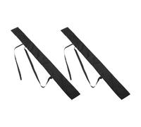 TOPBATHY Bolsa para Espadas Japonesas 2 Piezas, Funda de Transporte Negra de 136 Cm, Correa Ajustable, Almacenamiento Seguro y Espadas Largas, Adecuado para Artes Marciales