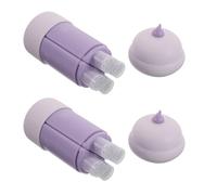 TOPBATHY Botellas de Viaje Silicona a Prueba de Fugas, 2 Piezas 60 Ml para Champú, Loción y Gel de Ducha