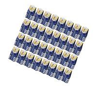 TOPBATHY Caja De 50 Uds. Caja De De Celebración Cajas De Recuerdos De Fiesta Dulces De Fiesta De Graduación Cajas Con Tapas Suministros Para Fiesta De Graduación Favores Blue Papel