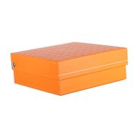 TOPBATHY Caja De Laboratorio Para Congelar Tubos De Ensayo 81 Compartimentos Tapa Abatible 1-5 Ml Plástico Resistente Adecuado Para Almacenamiento De Muestras Laboratorios y Hospitales