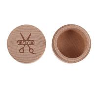 TOPBATHY Caja de Madera Beige para Guardar Recuerdo Infancia y Primer Cabello Sello Seguro, Diseño Elegante Adecuado para Bebés y Recién Nacidos