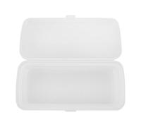 TOPBATHY Caja Esterilizadora para Herramientas de Uñas Estuche Transparente de Plástico con Doble Capa Organizador para Manicura y Pedicura Portátil para Salón y Uso Profesional