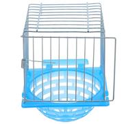 TOPBATHY Caja Nido Colgante para Pájaros Carboneros y Periquitos, Metálica, Versátil y Fácil de Limpiar, Adecuado para Exterior y Jaulas de Aves