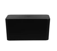 TOPBATHY Caja Organizadora de Cables Hogar, Caja para Ocultar Cordones, Soporte para Regleta Pequeña, Plástico Negro Desmontable, Gestión Ordenada de Cables para Escritorio, Protección