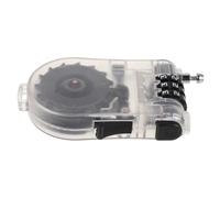 TOPBATHY Candado de Cable de Acero para Snowboard y Mochila, Antirrobo | Combinación de 3 Dígitos, Cable Retráctil de 96cm, Uso en Viaje y Exterior, Abs Resistente
